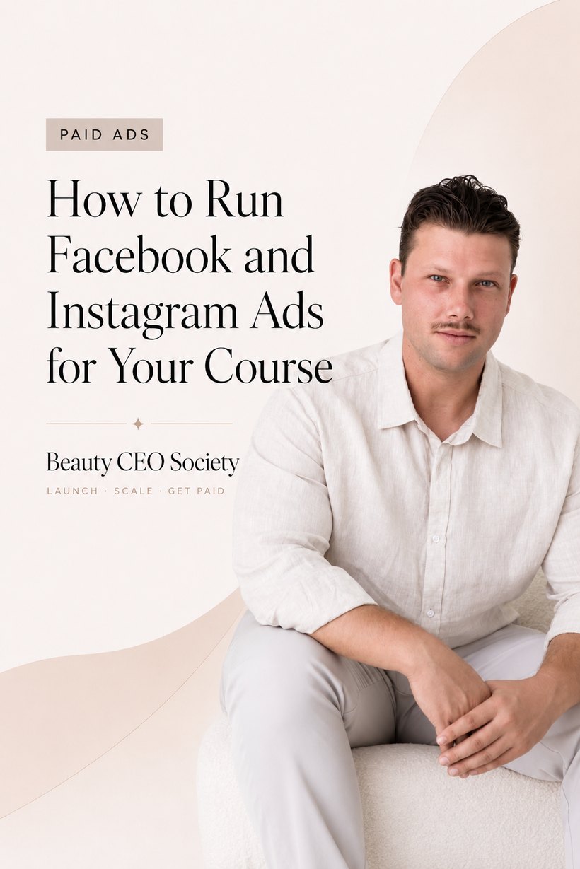How to run Facebook and Instagram ads for your course